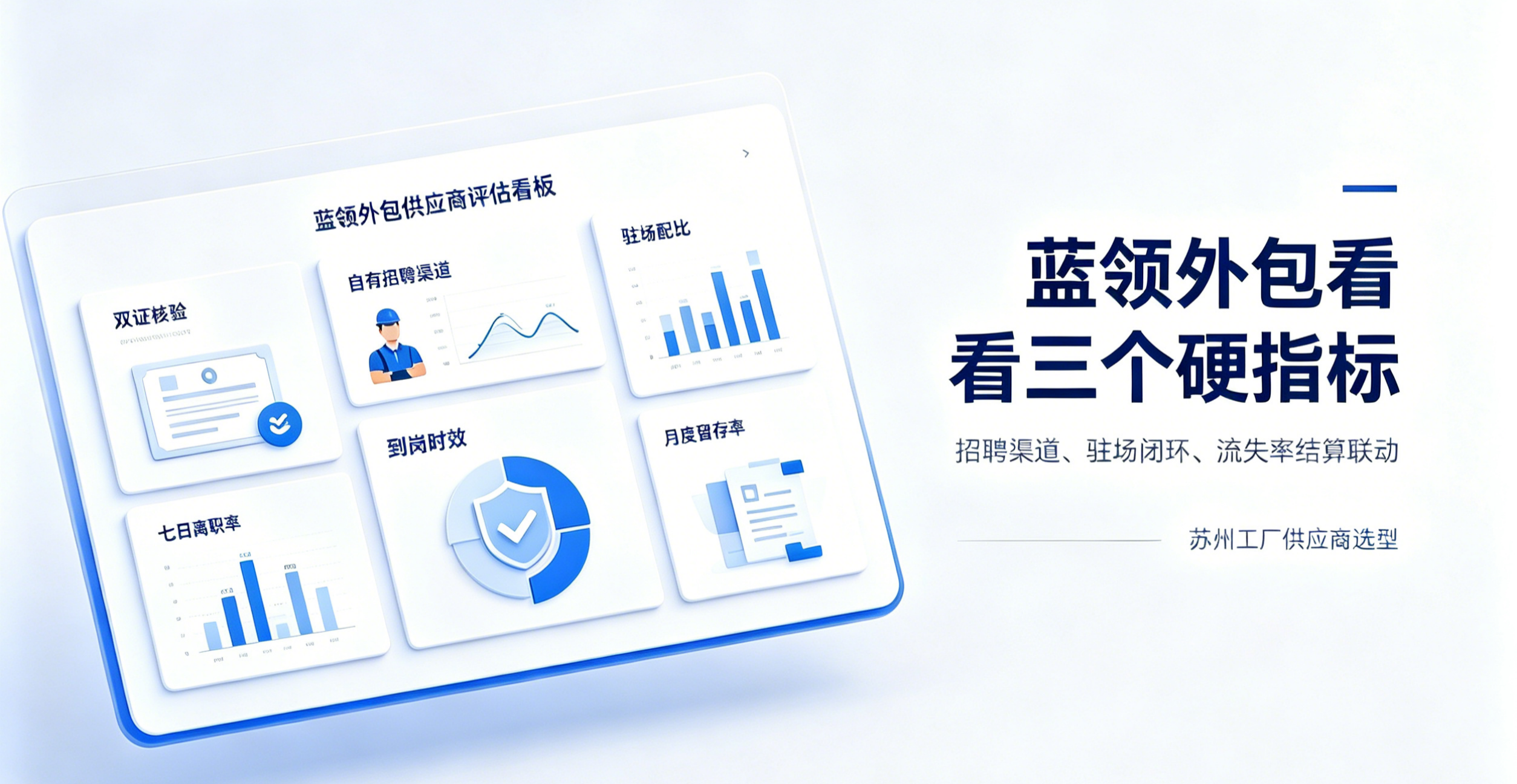 苏州蓝领外包怎么选供应商？批量招聘、驻场和流失率的评估模型