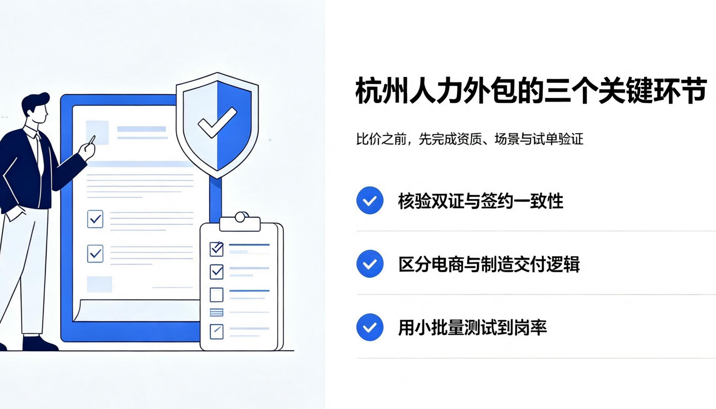 人力资源外包公司怎么选？杭州电商与制造双场景下的选型框架